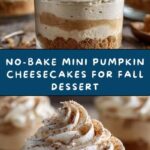 No-Bake Mini Pumpkin Cheesecakes Recipe