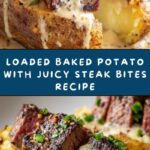 Loaded Baked Potato with Steak Bites Recipe