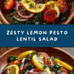 Lemon Pesto Lentil Salad Recipe
