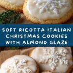 Soft Ricotta Italian Christmas Cookies with Almond Glaze Recipe