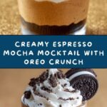 Creamy Espresso Mocha Mocktail with Oreo Crunch Delight Recipe