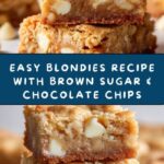 Easy Blondies Recipe