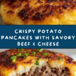Potato Pancakes with Savory Beef and Cheese Recipe