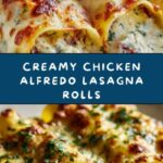 Chicken Alfredo Lasagna Rolls Recipe
