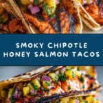 Chipotle Honey Salmon Tacos with Pineapple Salsa Recipe