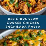 Slow Cooker Chicken Enchilada Pasta : Incredibly Easy Recipe