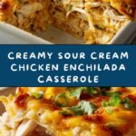 Sour Cream Chicken Enchilada Casserole Recipe
