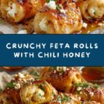 Oven-Fried Feta Rolls with Chili Honey for a Perfect Snack Recipe