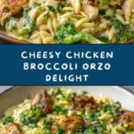 Cheesy Chicken Broccoli Orzo Recipe