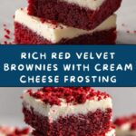 Decadent Red Velvet Brownies with Cream Cheese Frosting Recipe