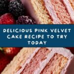 Pink Velvet Cake Recipe