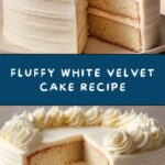 Moist White Velvet Cake Recipe