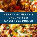 Homestyle Ground Beef Casserole Dinner Recipe
