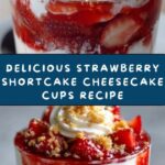 Strawberry Shortcake Cheesecake Cups Recipe