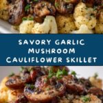 Garlic Mushrooms Cauliflower Skillet Recipe