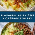 Easy Asian Ground Beef and Cabbage Stir Fry Recipe