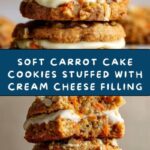 Carrot Cake Cookies Stuffed with Cream Cheese Recipe