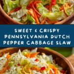 Pennsylvania Dutch Pepper Cabbage: Crisp & Sweet Slaw Recipe