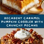 Caramel Pumpkin Cobbler with Pecans Recipe