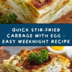 Stir-Fried Cabbage with Egg Recipe
