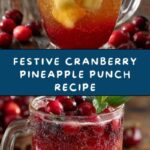 Cranberry Pineapple Festive Punch Recipe