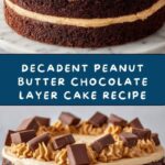 Peanut Butter Chocolate Layer Cake Recipe