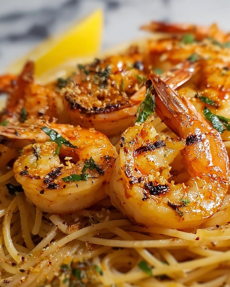 Garlic Shrimp Pasta Recipe - Recipe Image