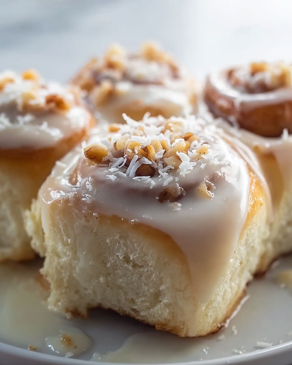 Breakfast Sweet Rolls with Coconut and Toffee Recipe - Recipe Image