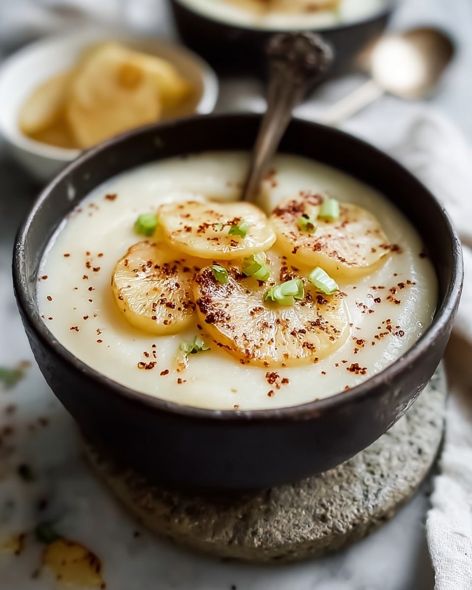 Baked Potato Soup with Chicken Sausage and Cheddar Recipe - Recipe Image