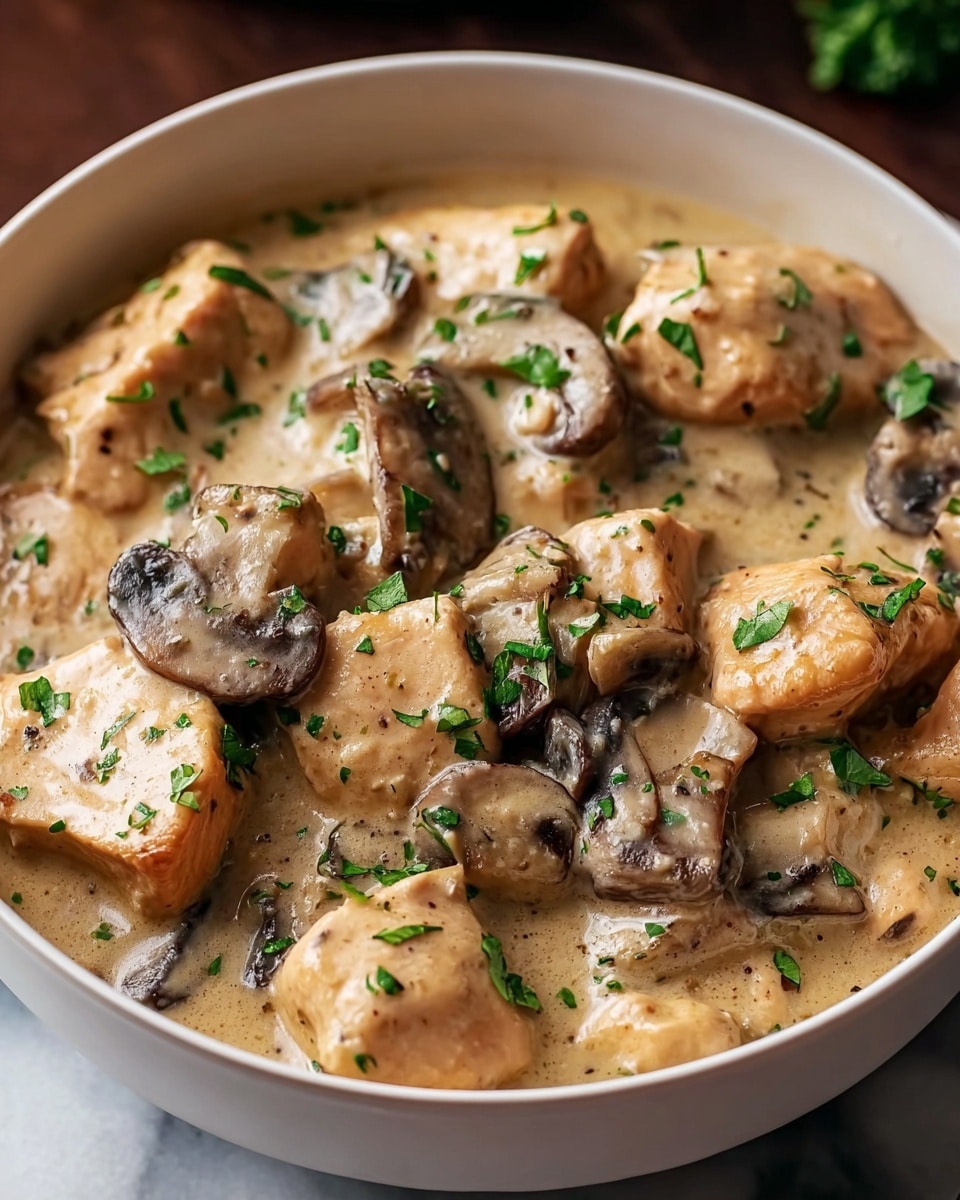 Chicken Mushroom Stroganoff Recipe - Recipe Image