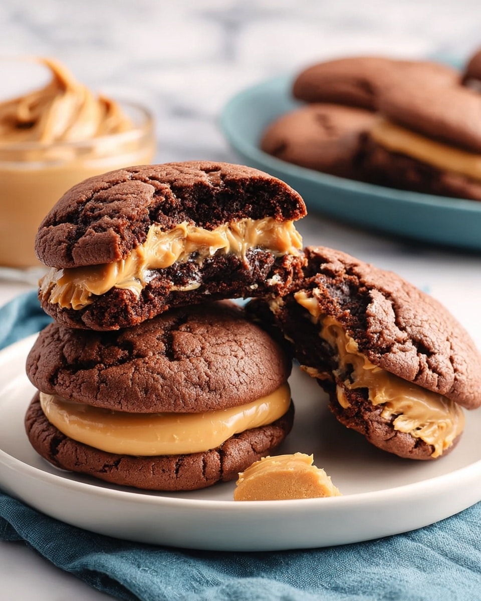 Peanut Butter Stuffed Cookies Recipe - Recipe Image