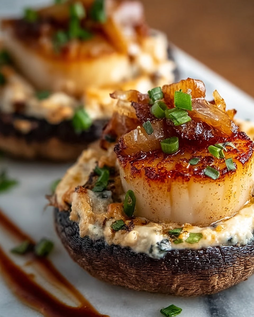 Creamy Garlic Crab-Stuffed Mushrooms Recipe - Recipe Image
