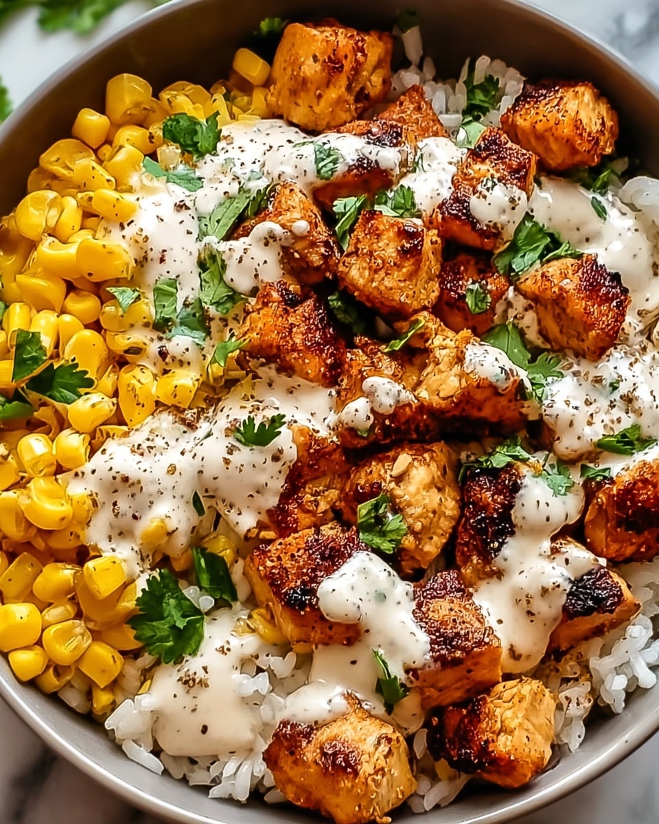 Street Corn Chicken Rice Bowl Recipe - Recipe Image