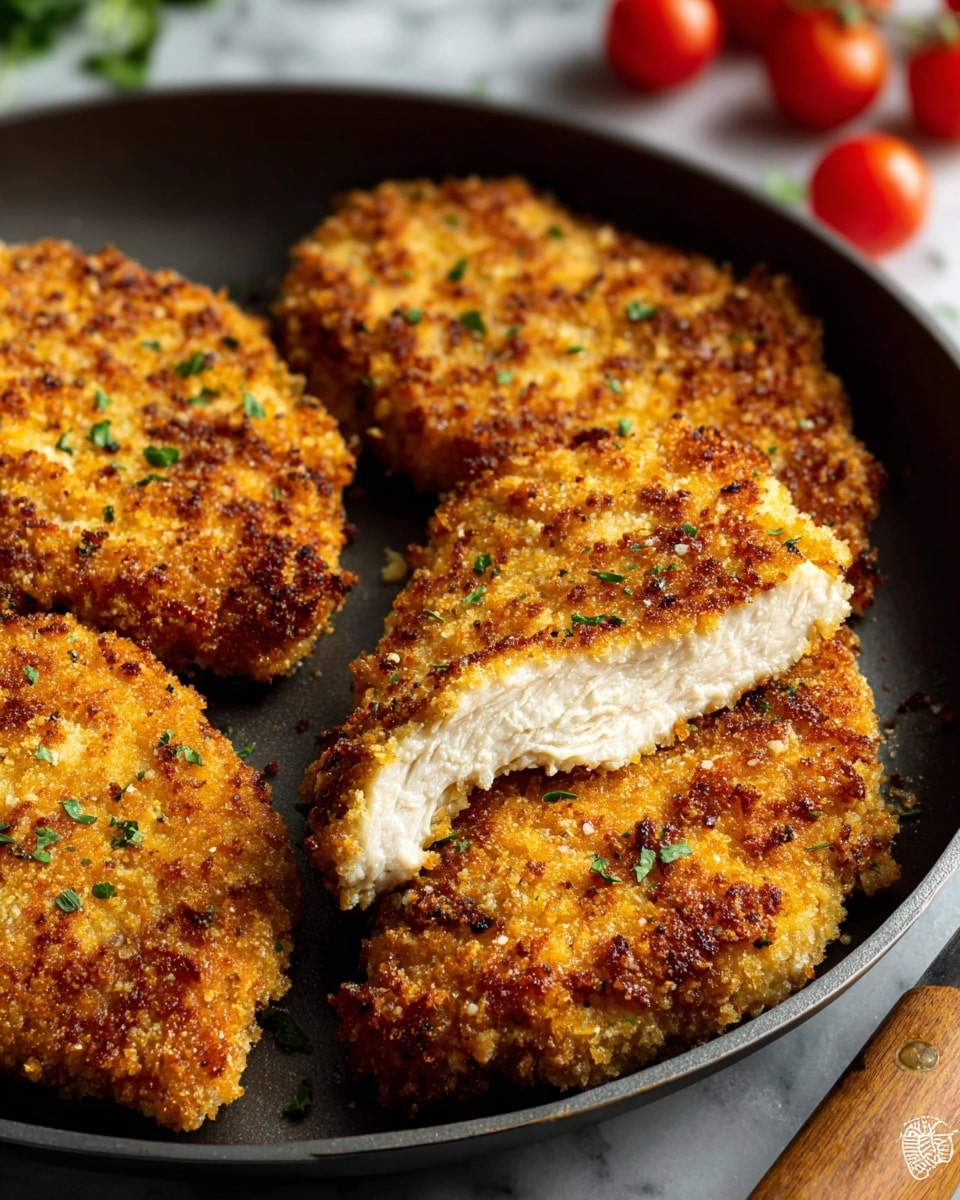 Golden Parmesan Crusted Chicken Recipe - Recipe Image