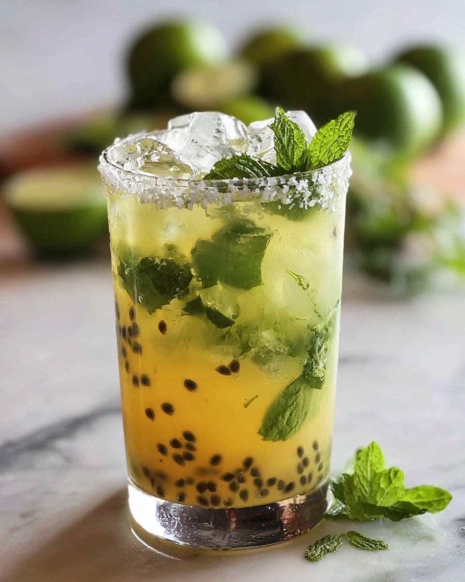 Passion Fruit Mojito – A Refreshing Tropical Delight Recipe - Recipe Image