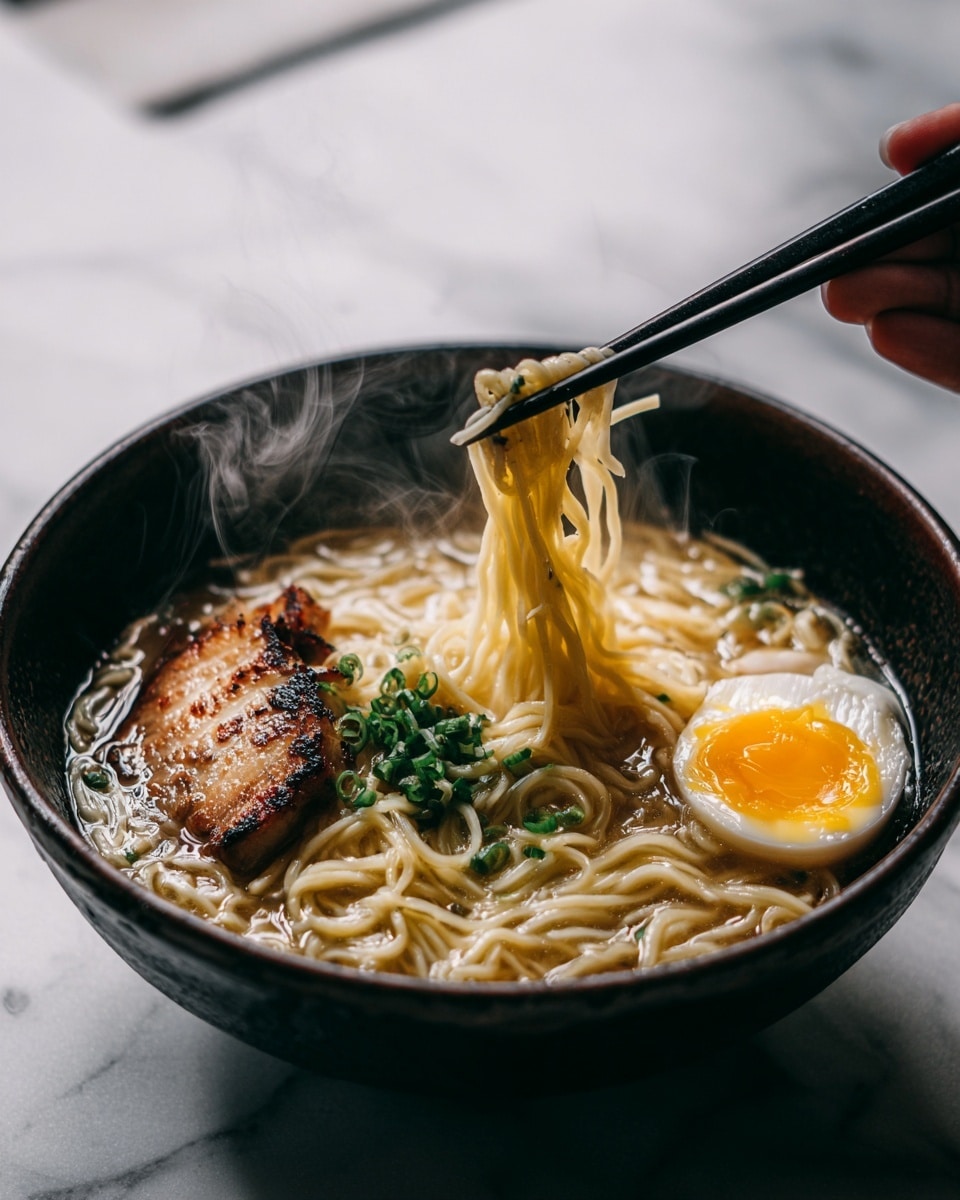 Homemade Ramen with Flavorful Broth Recipe - Recipe Image