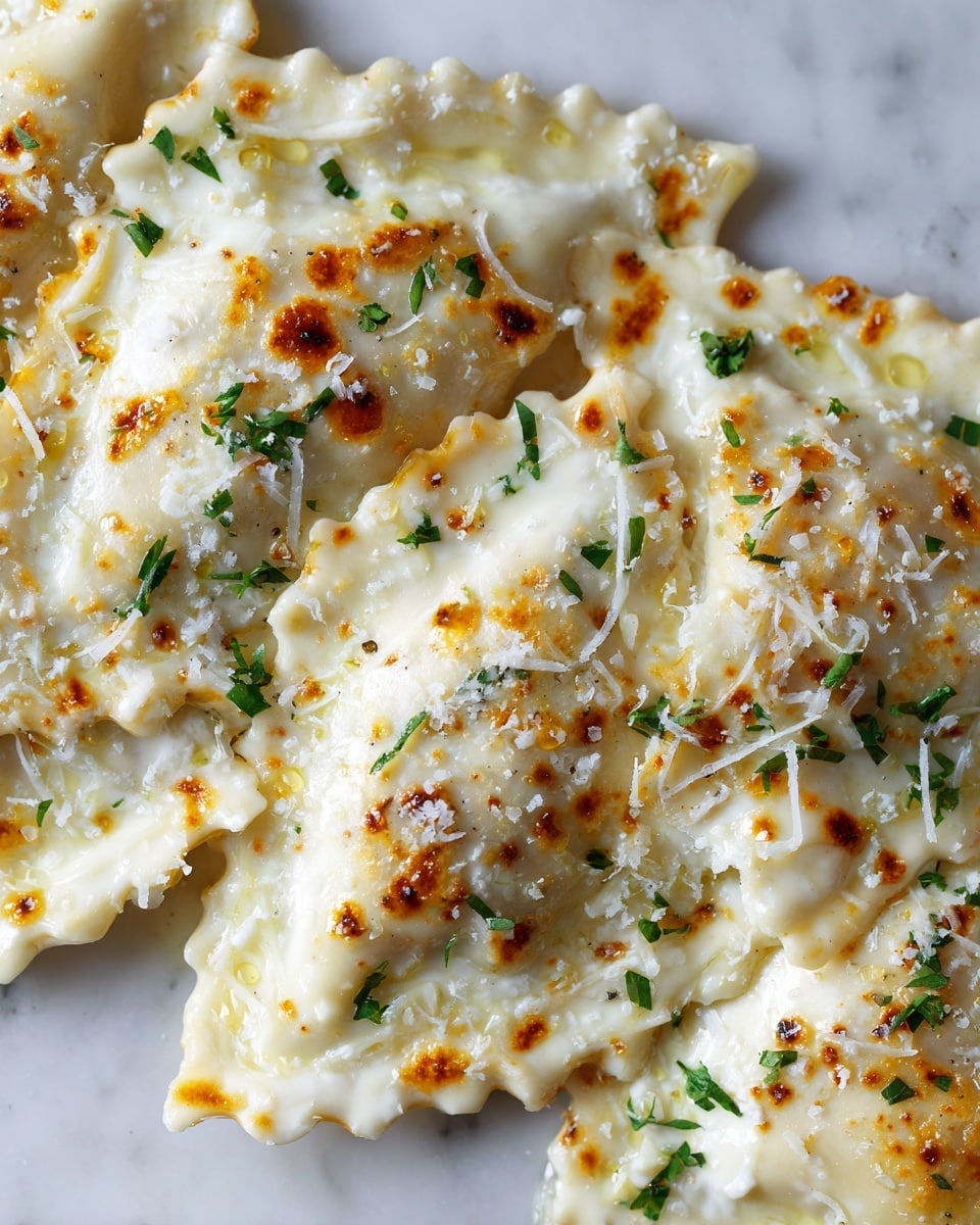Easy Cheesy Baked Ravioli Recipe - Recipe Image