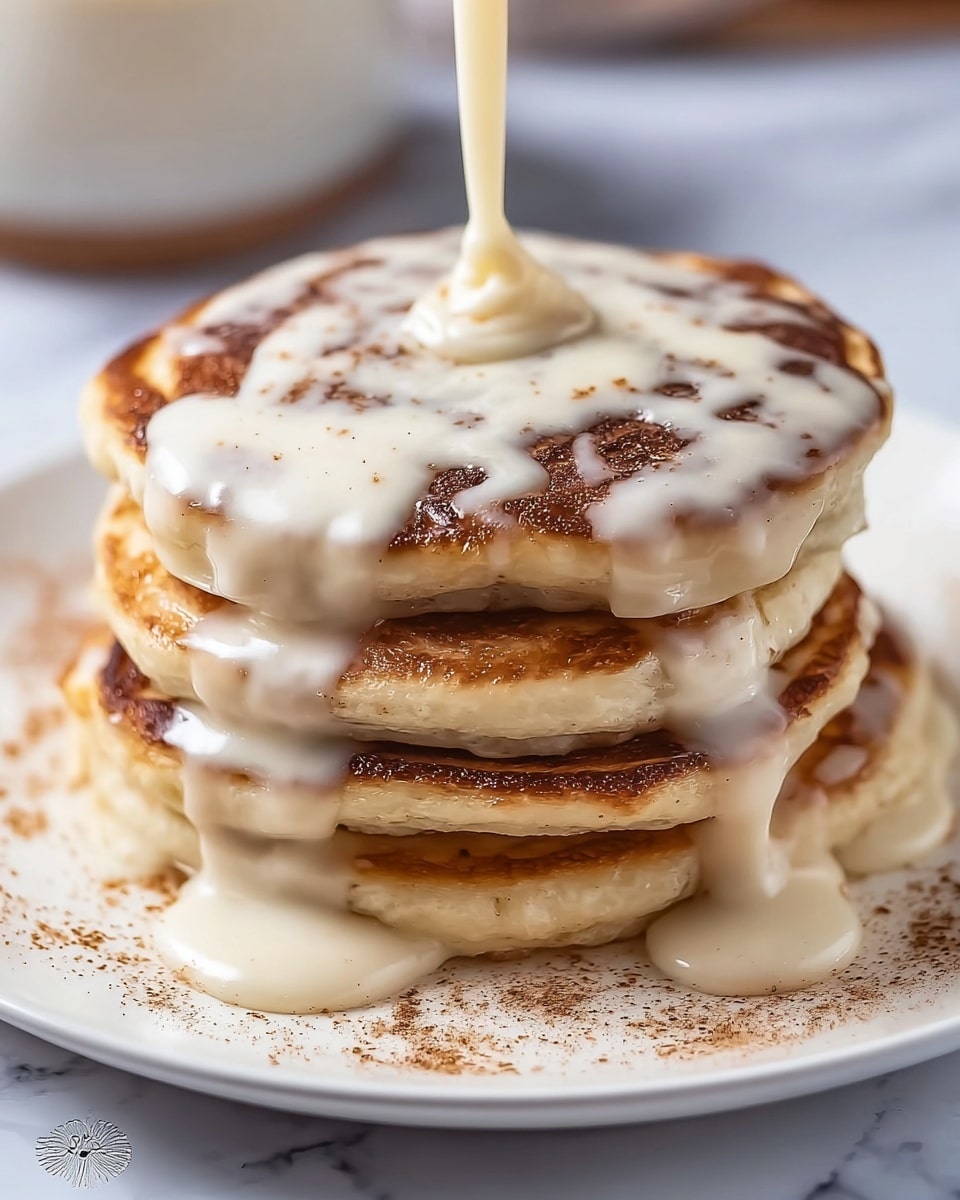 Cinnamon Roll Pancakes Recipe - Recipe Image