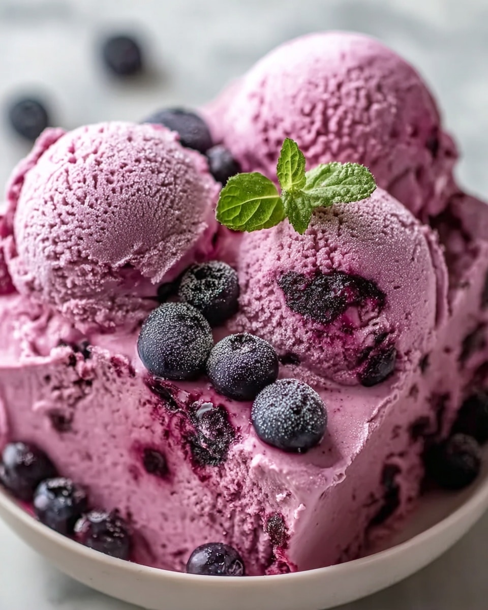 Vegan Berry Ice Cream Cake Recipe - Recipe Image