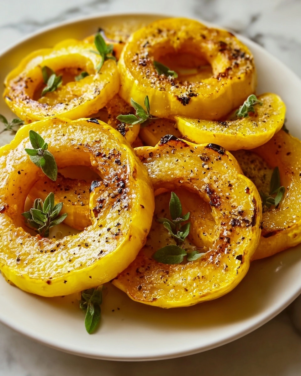 Roasted Delicata Squash with Sage and Parmesan Recipe - Recipe Image