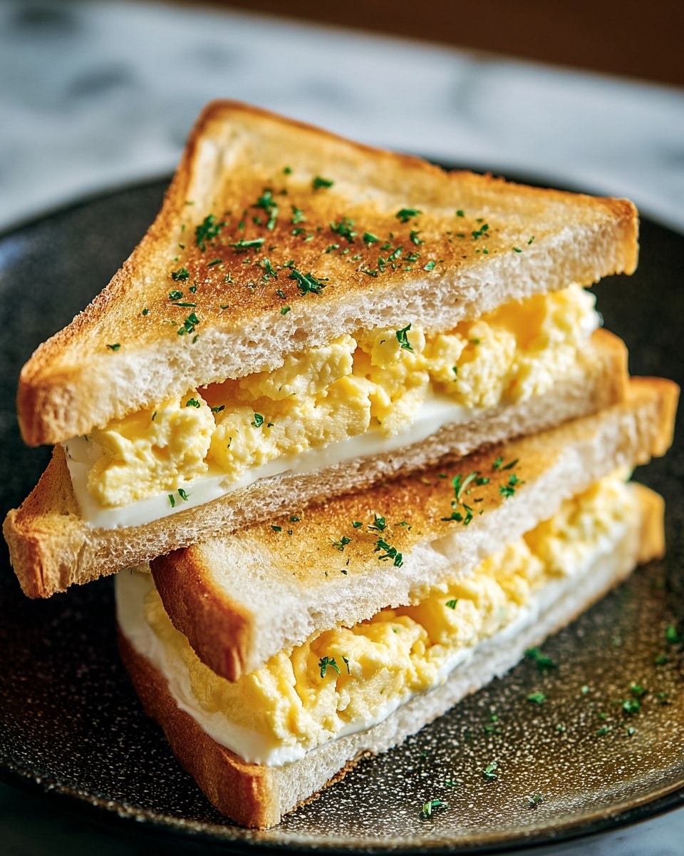 Japanese Egg Sandwich (Tamago Sando) Recipe - Recipe Image