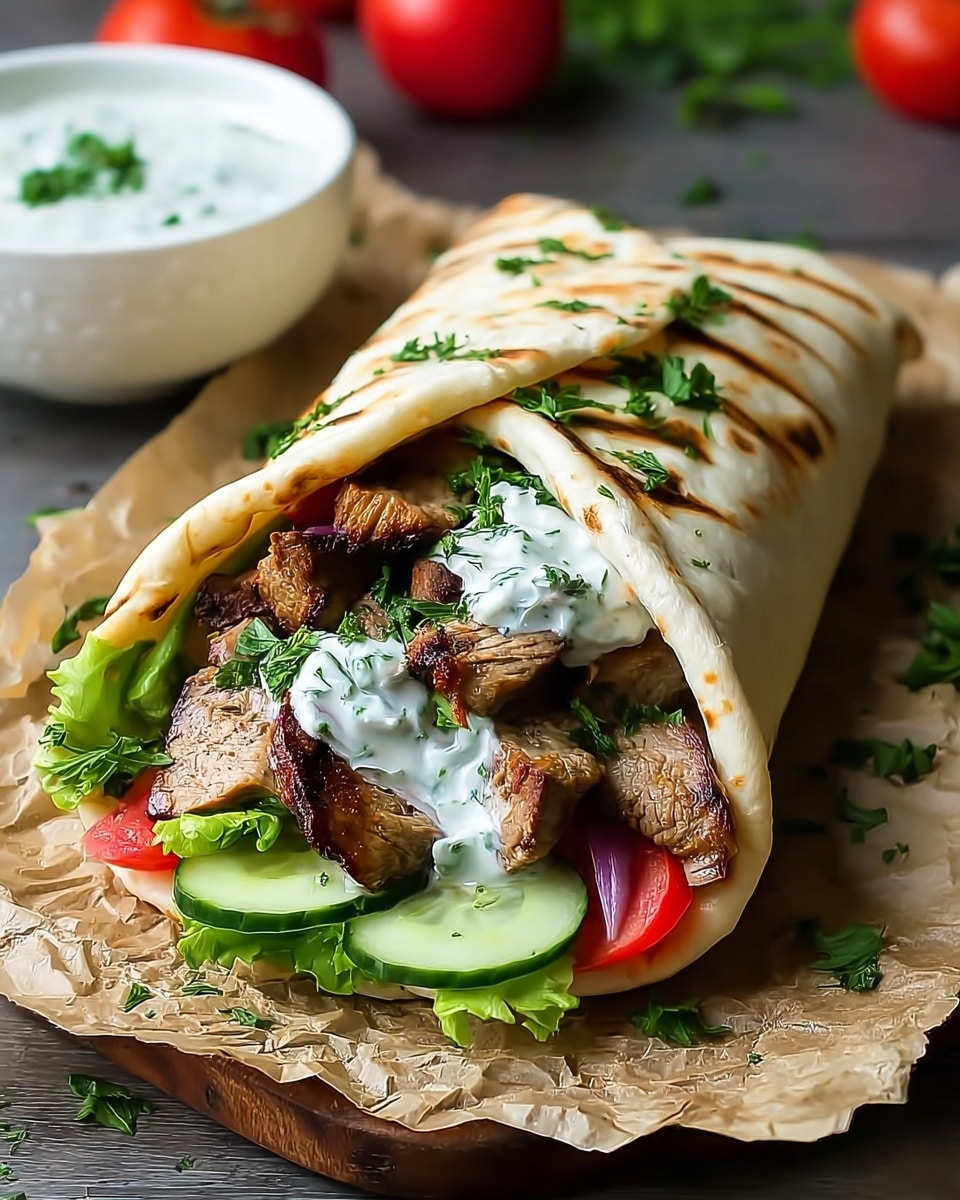 Greek Chicken Gyros Recipe - Recipe Image