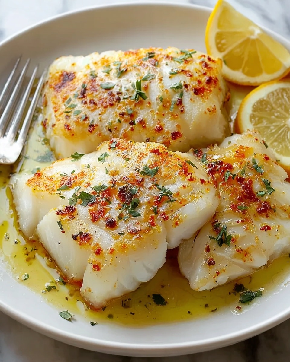 Lemon Butter Baked Cod Recipe - Recipe Image