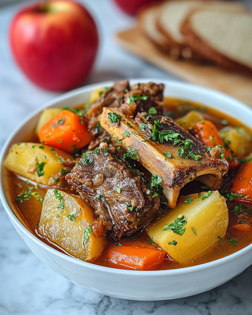 Apple Carrot Beef Rib Soup Recipe - Recipe Image
