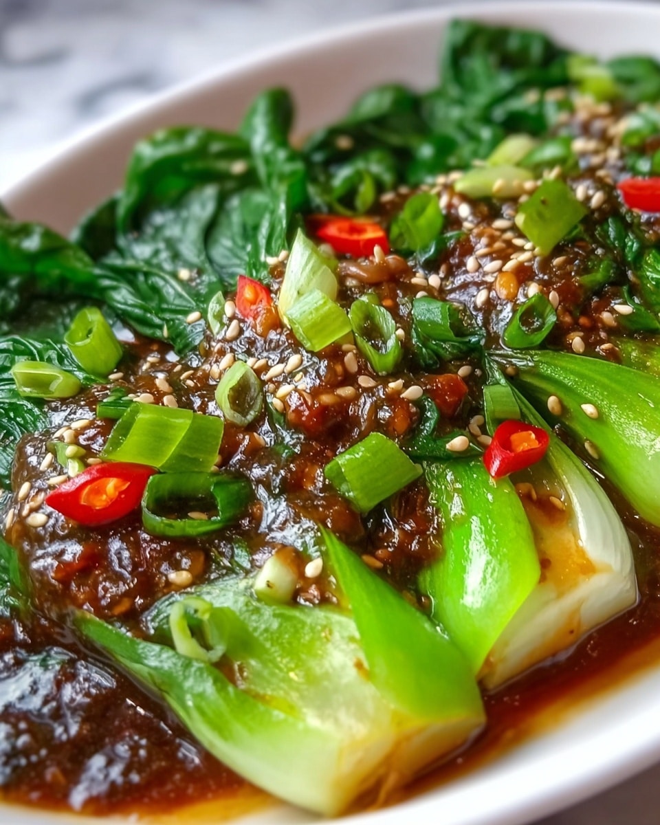 Bok Choy in Garlic Oyster Sauce Recipe - Recipe Image