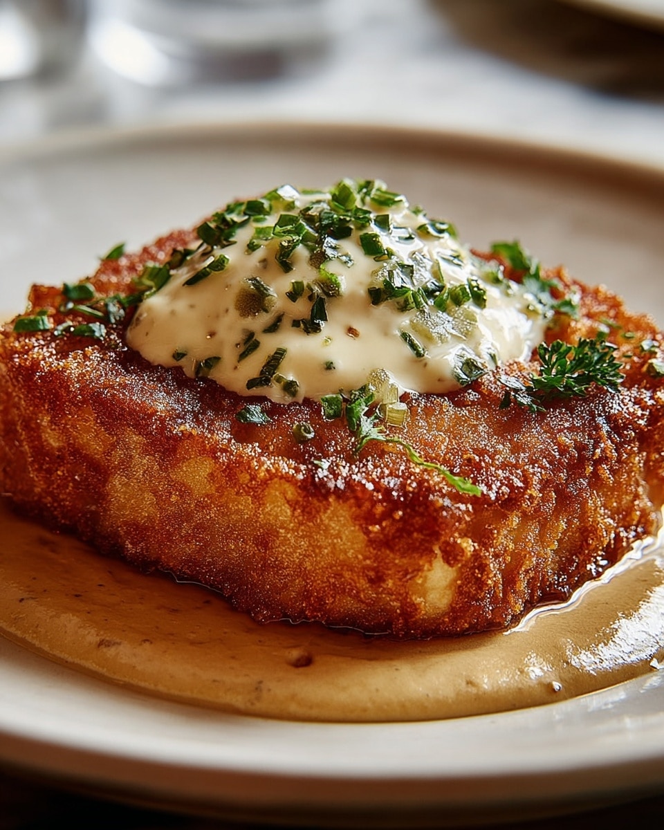 Crispy Chicken Fried Steak with Homemade Gravy Recipe - Recipe Image