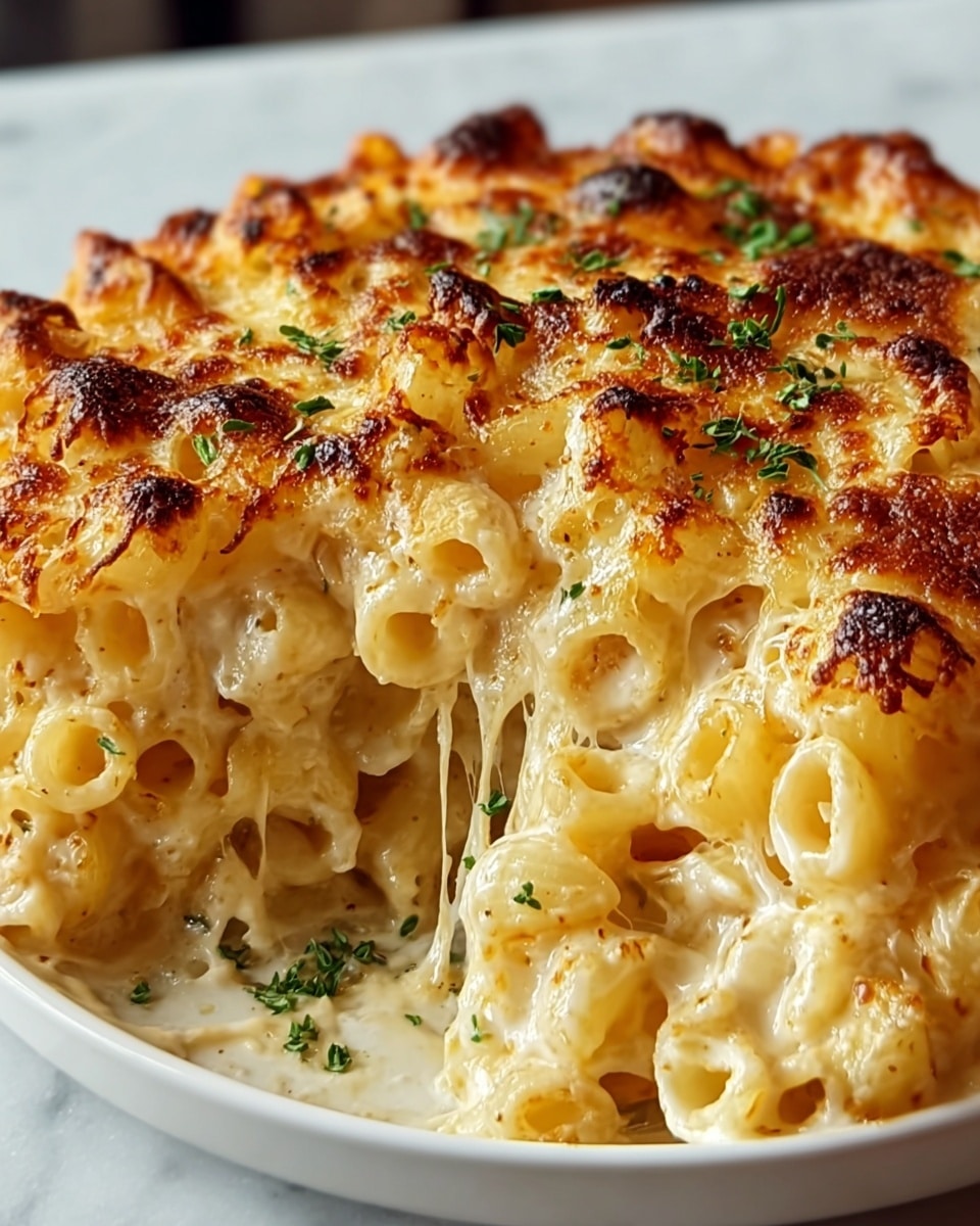 Four Cheese Baked Macaroni Recipe - Recipe Image