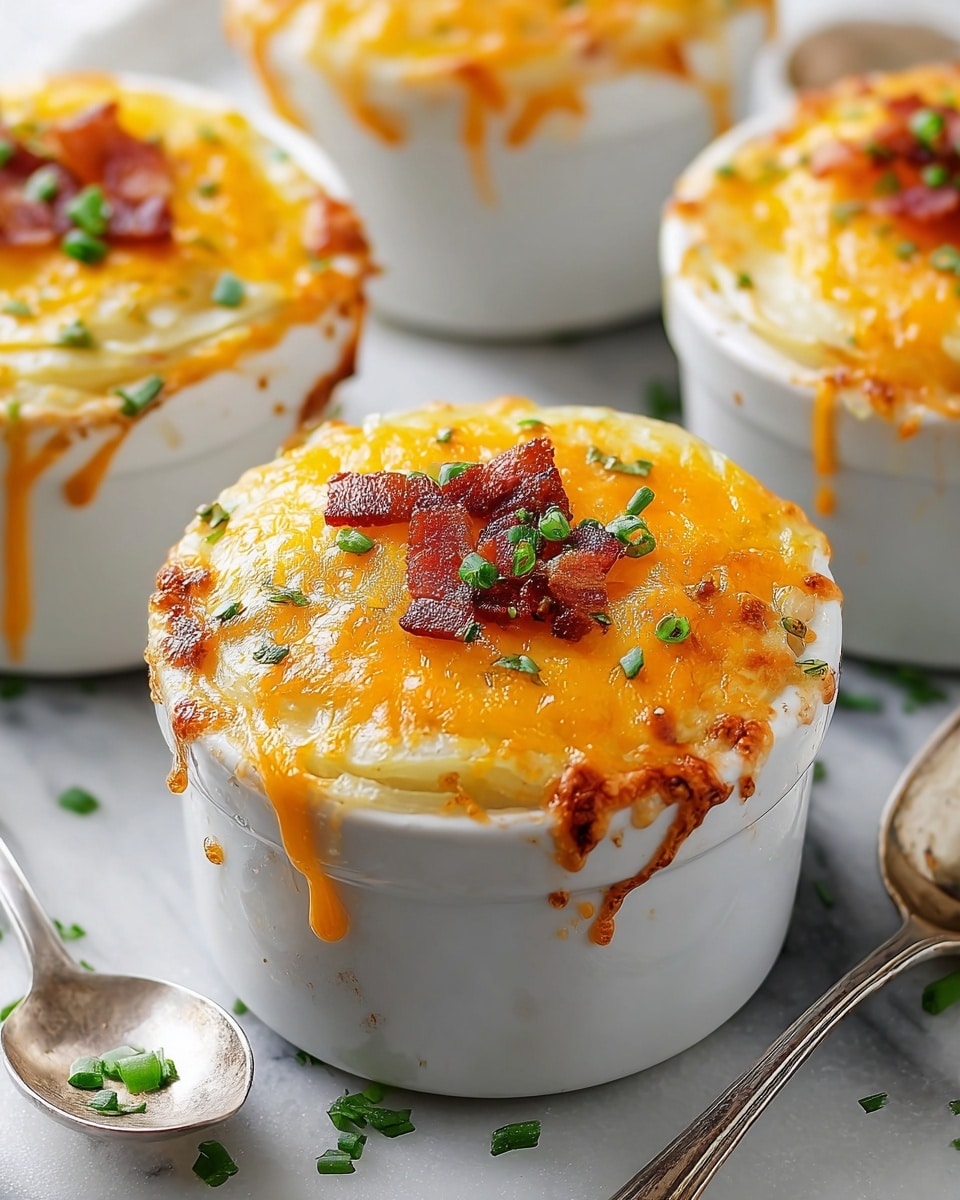 Personalized Cheesy Potato Casseroles Recipe - Recipe Image
