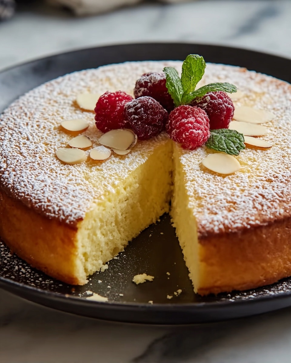 Italian Almond Ricotta Cake Recipe - Recipe Image