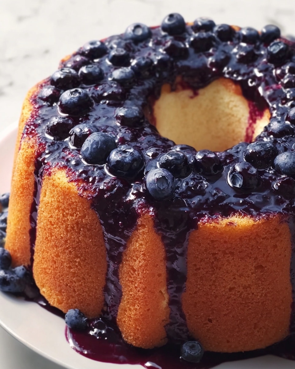 Sour Cream Blueberry Coffee Cake Recipe - Recipe Image